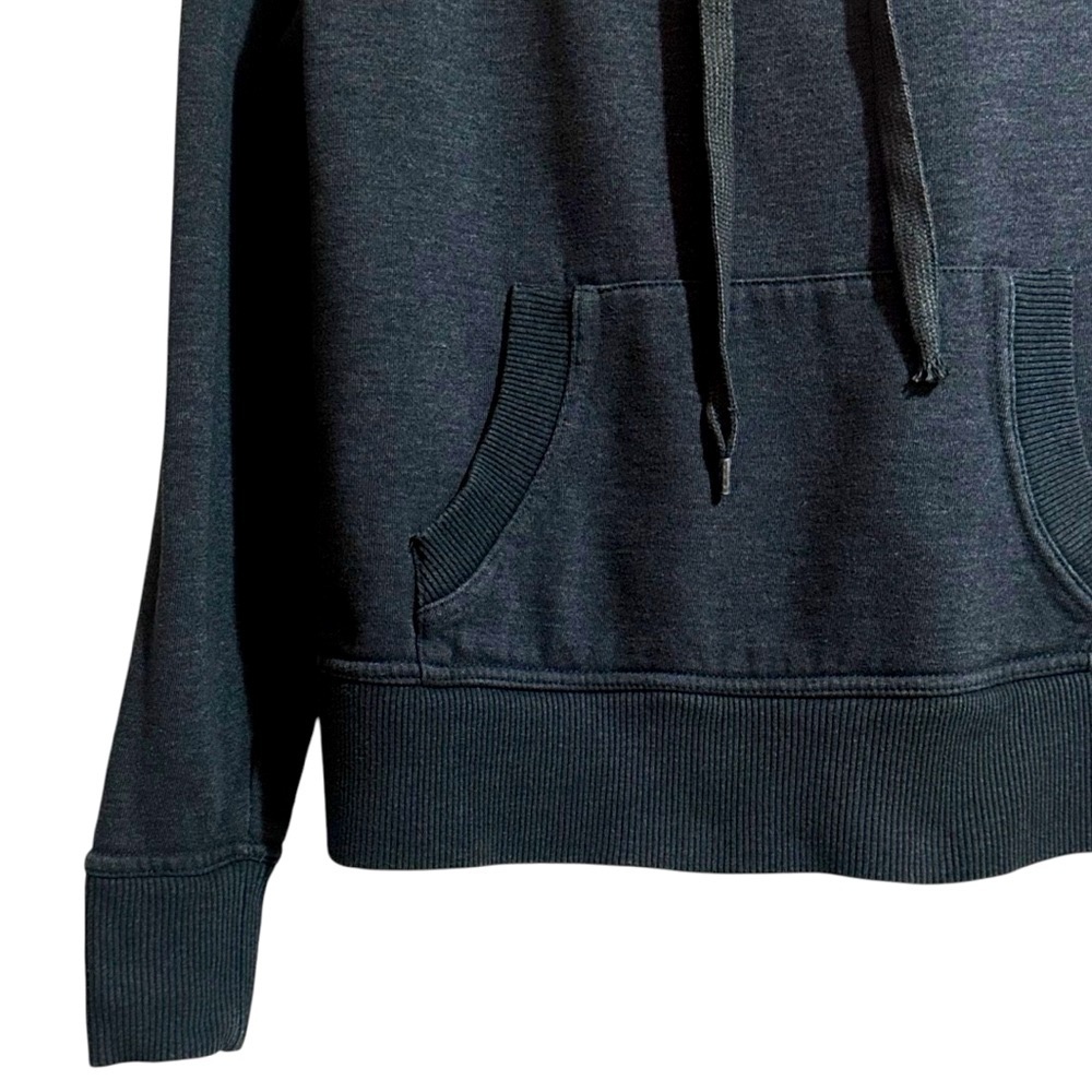 90 Degrees Lux Crop Blue Hoodie - Picture 6 of 8